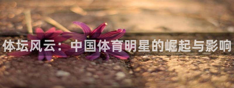 尊龙官网下载平台注册流程视频:体坛风云:中国体育明星的崛起与